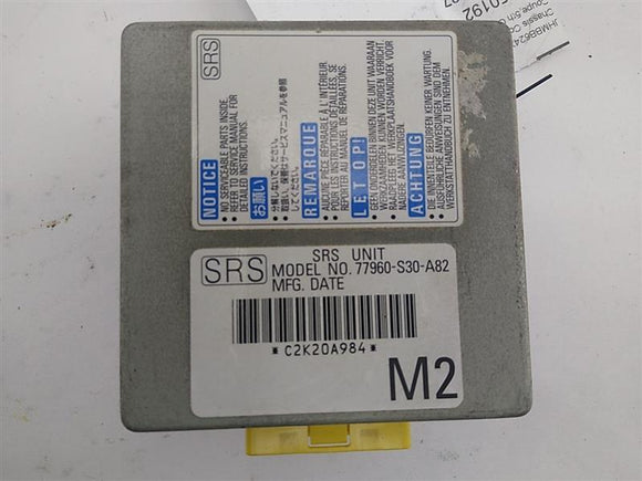 Honda Prelude Air Bag Control Module