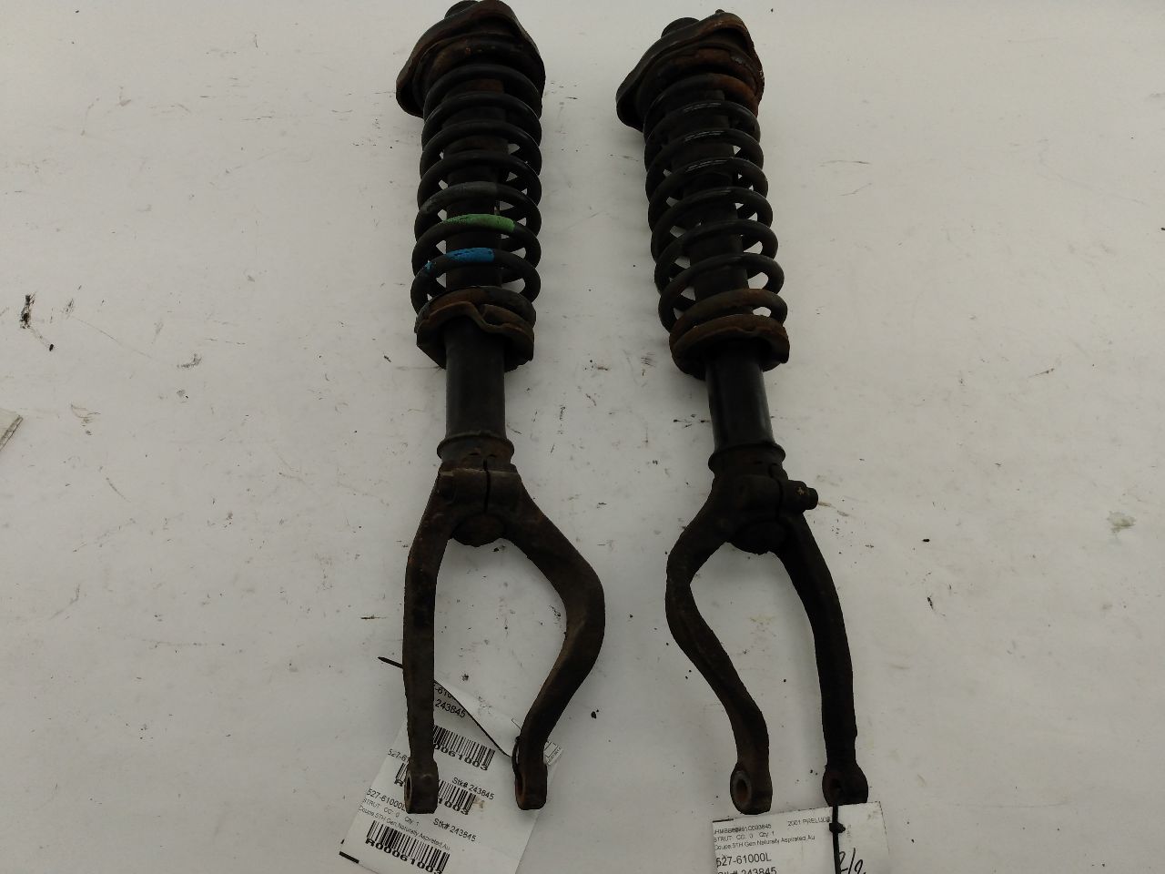 Honda Prelude Pair Of Front Struts