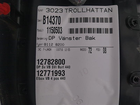 Saab 9-3 Rear Left Door Trim Panel