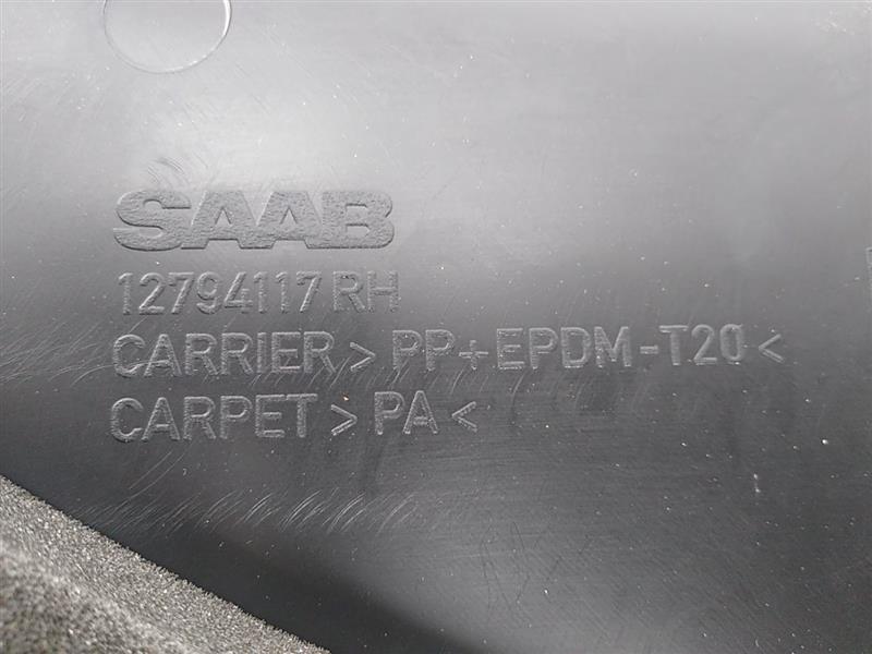 Saab 9-3 Rear Right Trunk Trim Panel