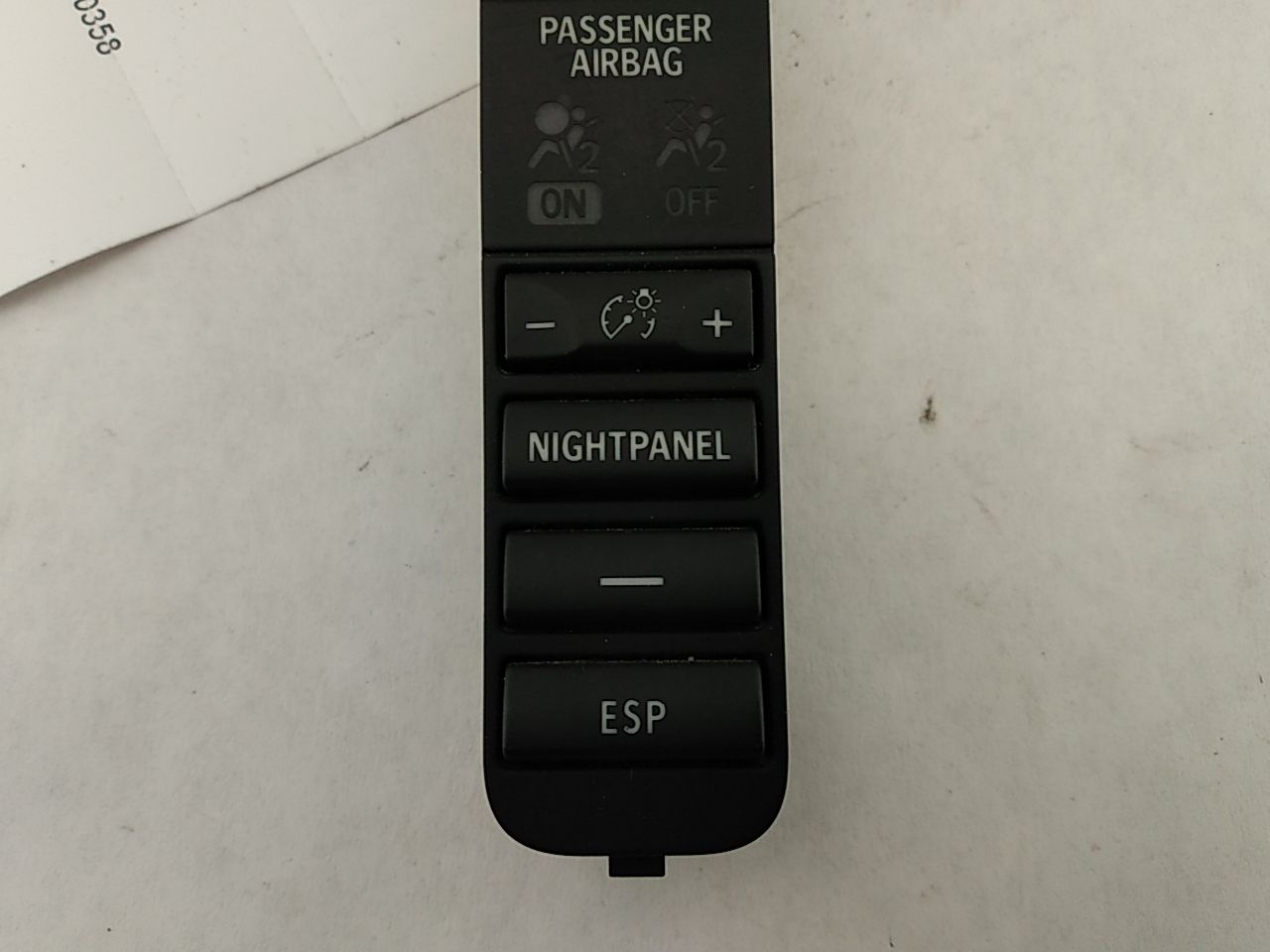 Saab 9-3 Dimmer Control Switch - 0