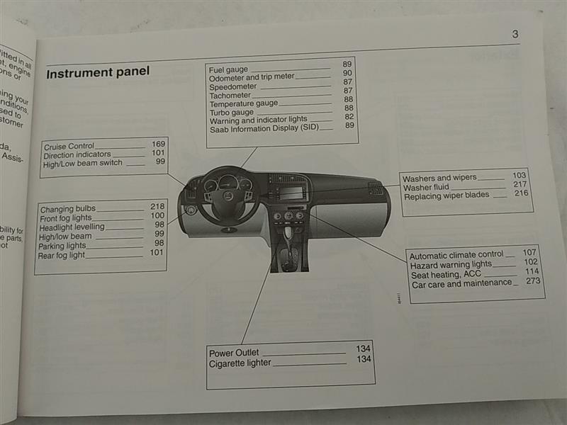 Saab 9-3 Owners Manual