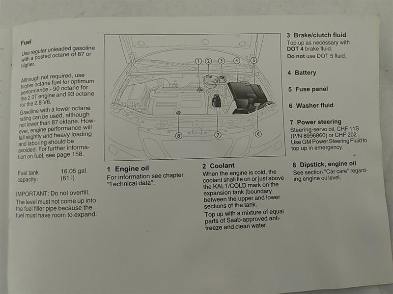 Saab 9-3 Owners Manual