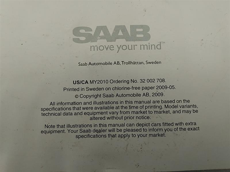 Saab 9-3 Owners Manual