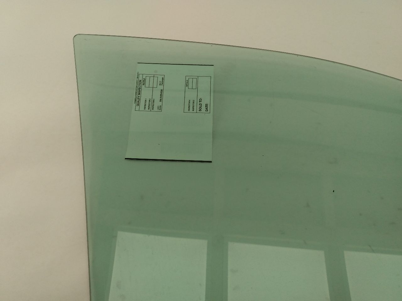 Saab 9-3 Front Left Door Glass