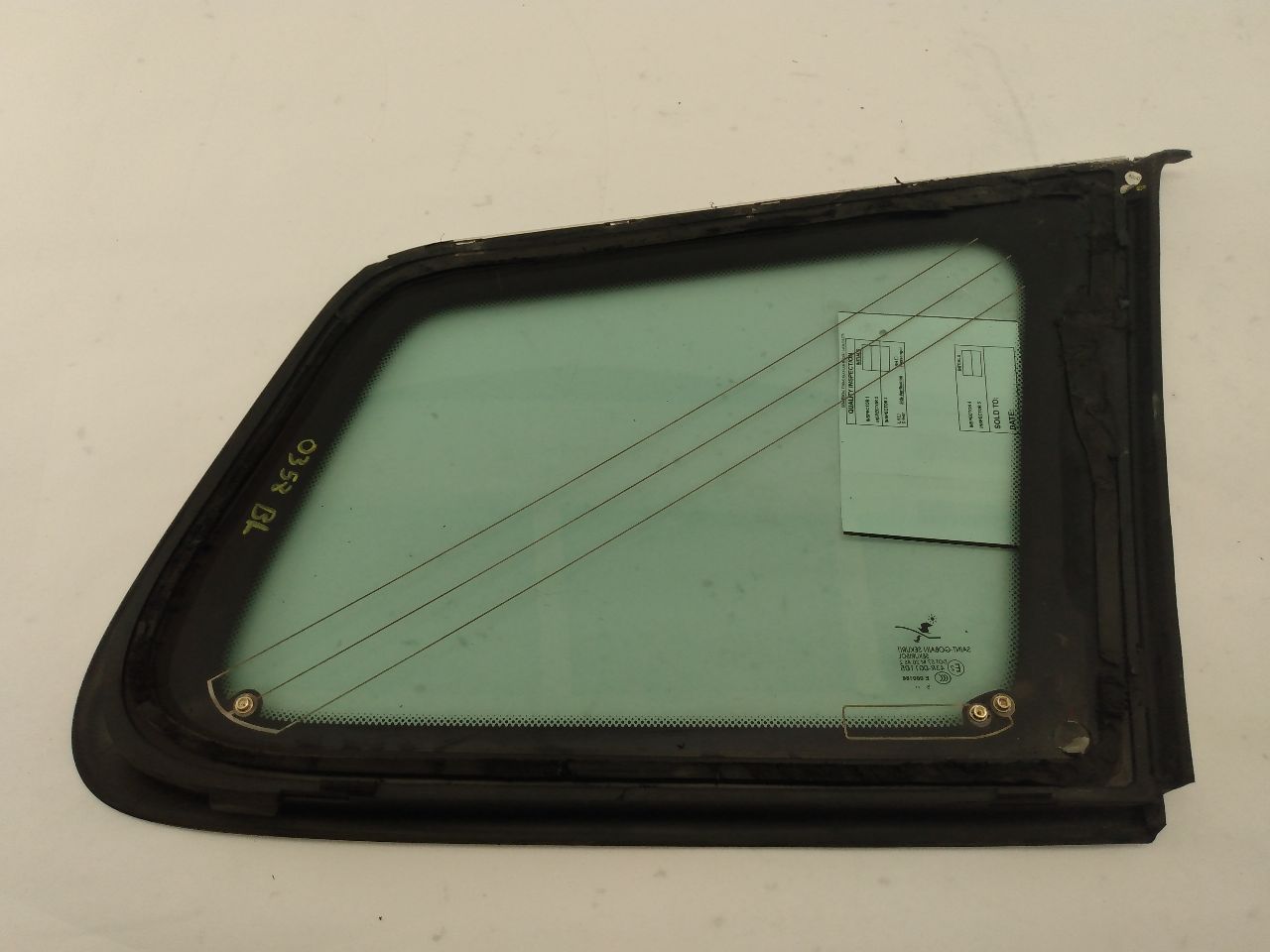 Saab 9-3 Rear Left Quarter Glass