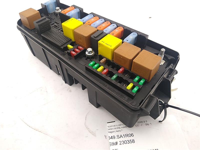 Saab 9-3 Engine Fuse Box