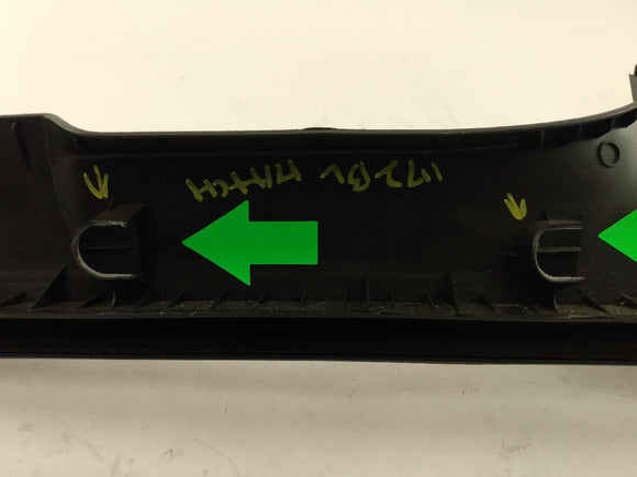 Hyundai Veloster Tail Gate Trim