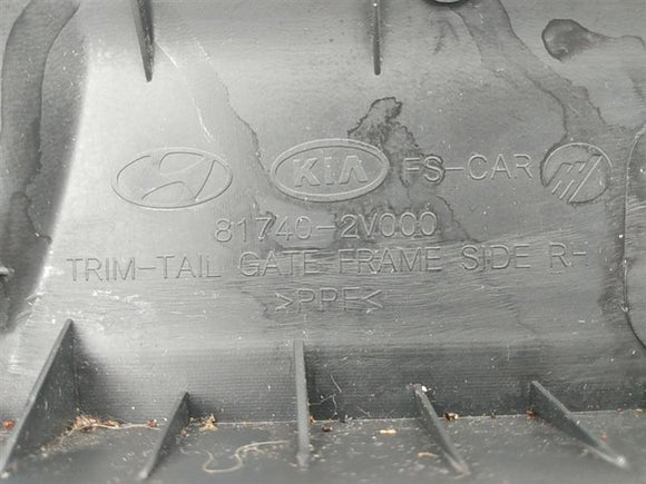 Hyundai Veloster Rear Right Tail Gate Trim