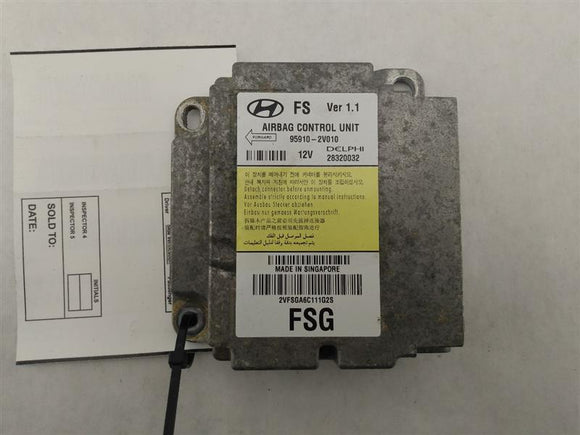 Hyundai Veloster Air Bag Control Module