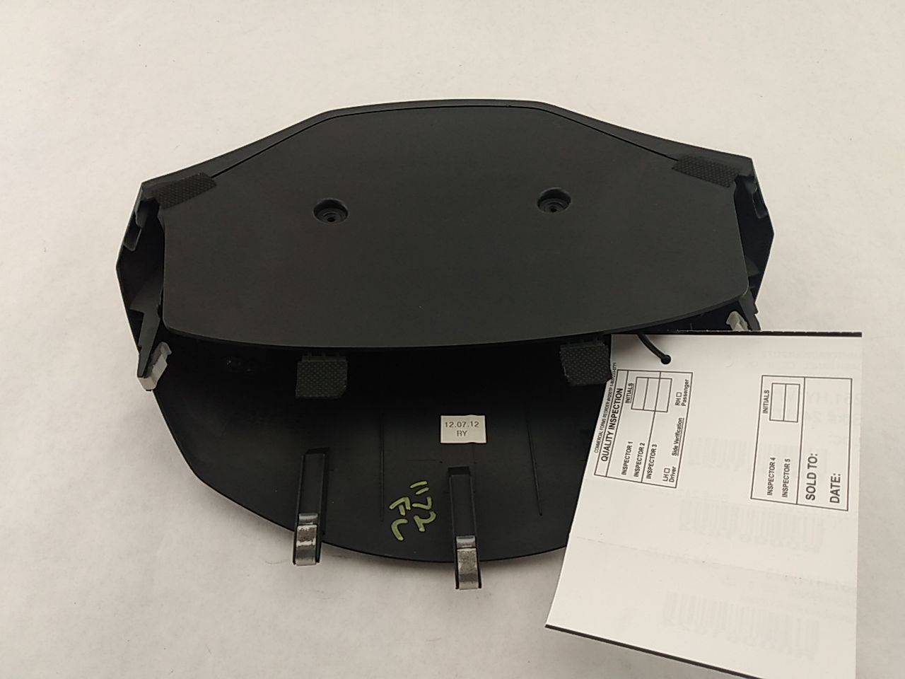 Hyundai Veloster Dash Instrument Cluster Housing