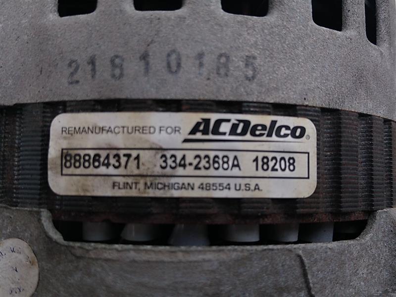 Chevrolet Corvette Alternator