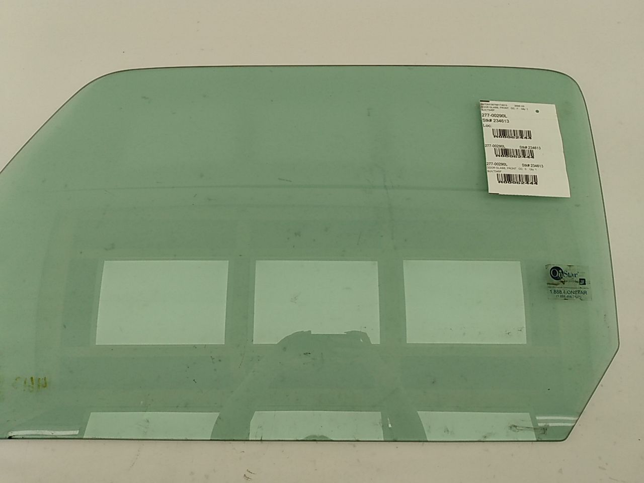 Hummer H3 Front Left Door Glass