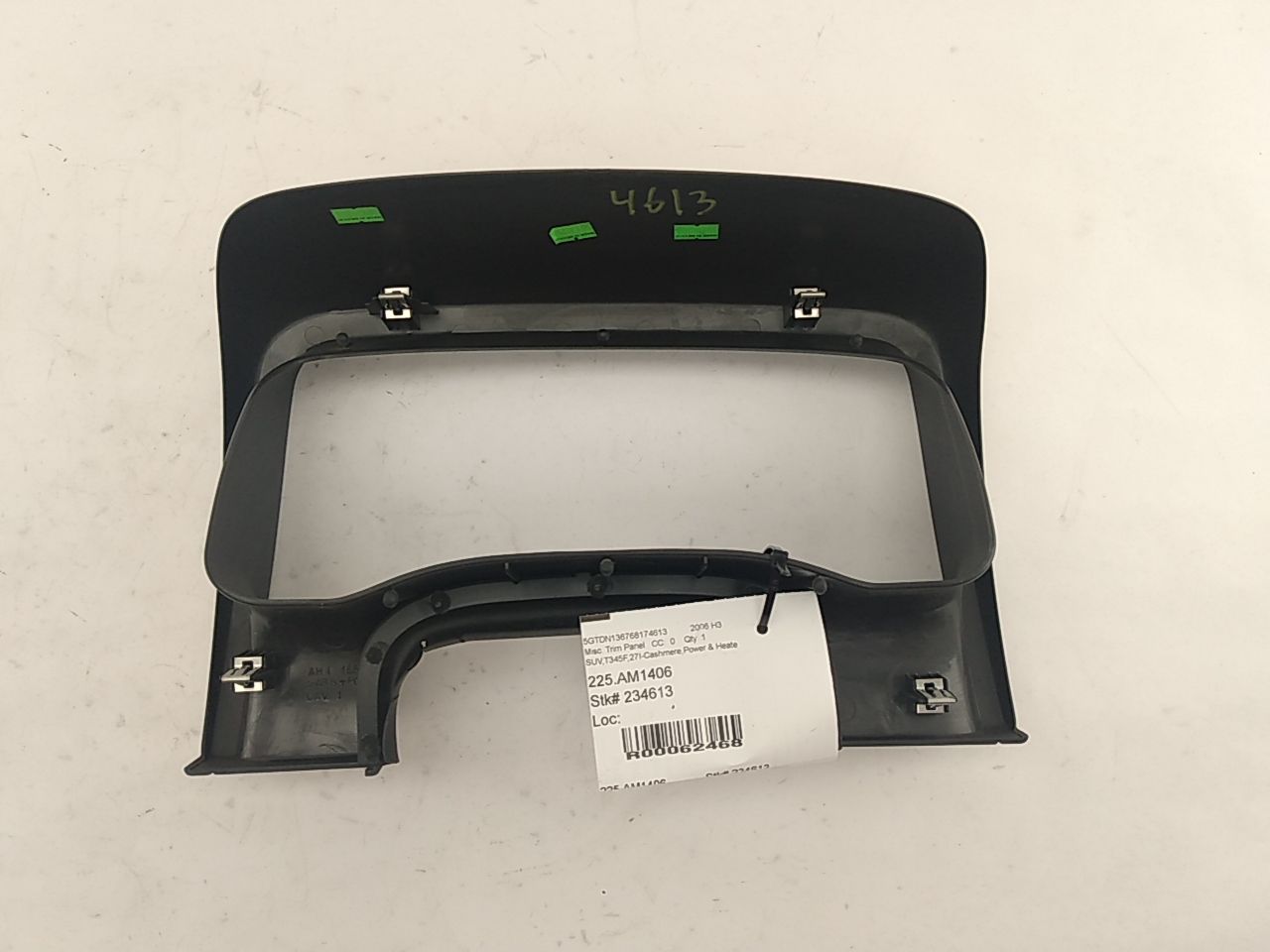 Hummer H3 Instrument Cluster Bezel