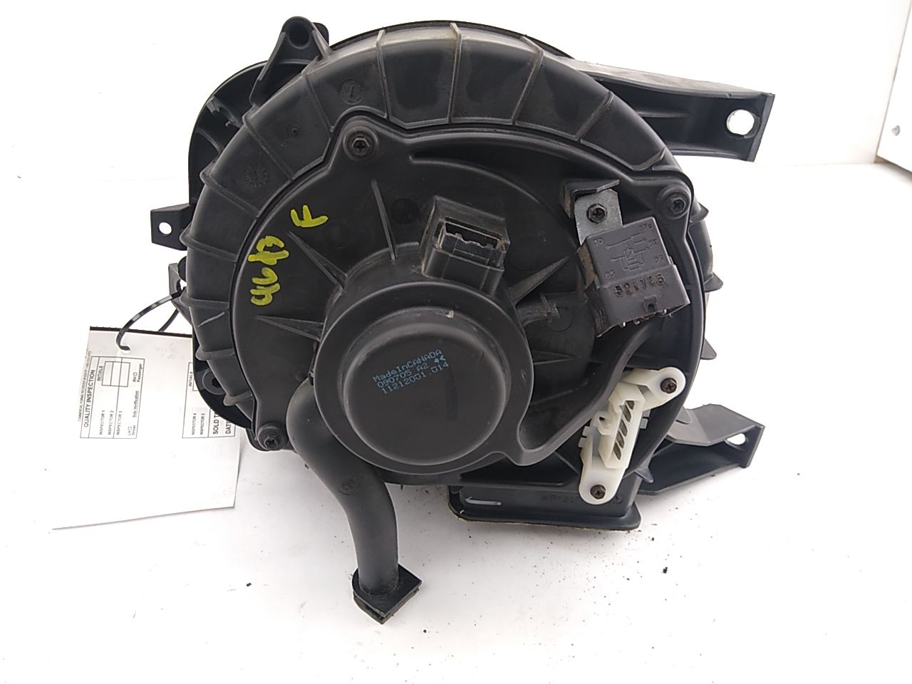 Hummer H3 Blower Motor Assembly