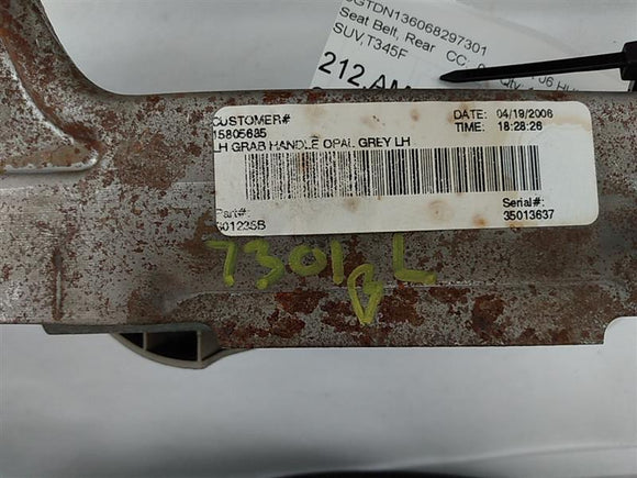 Hummer H3 Rear Left Seat Belt Mount and Grab Handle