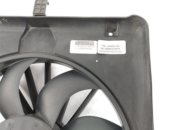 Saturn Sky Radiator Fan Assembly
