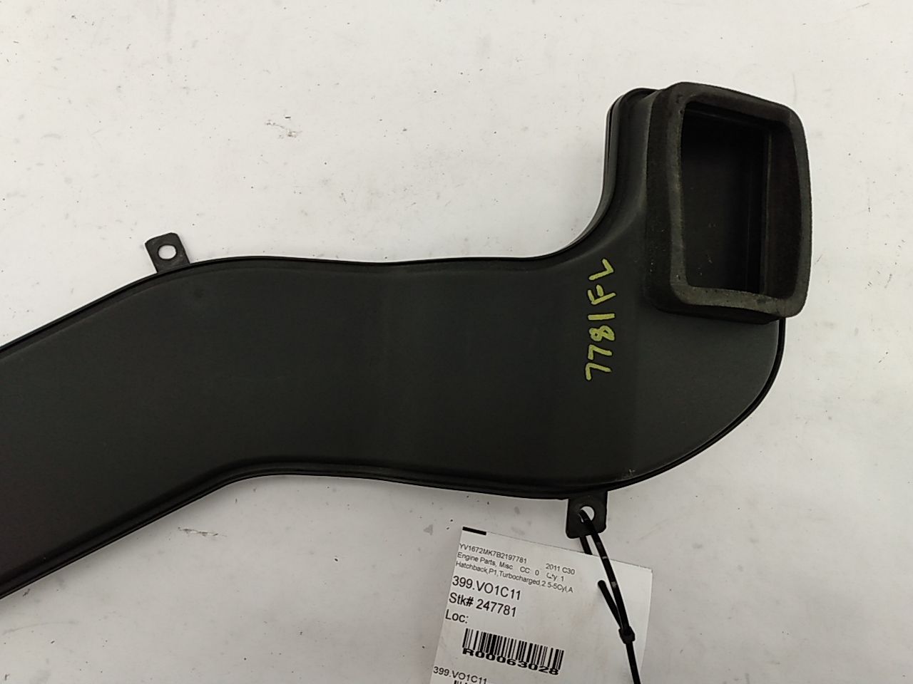 Volvo C30 Intake Air Duct