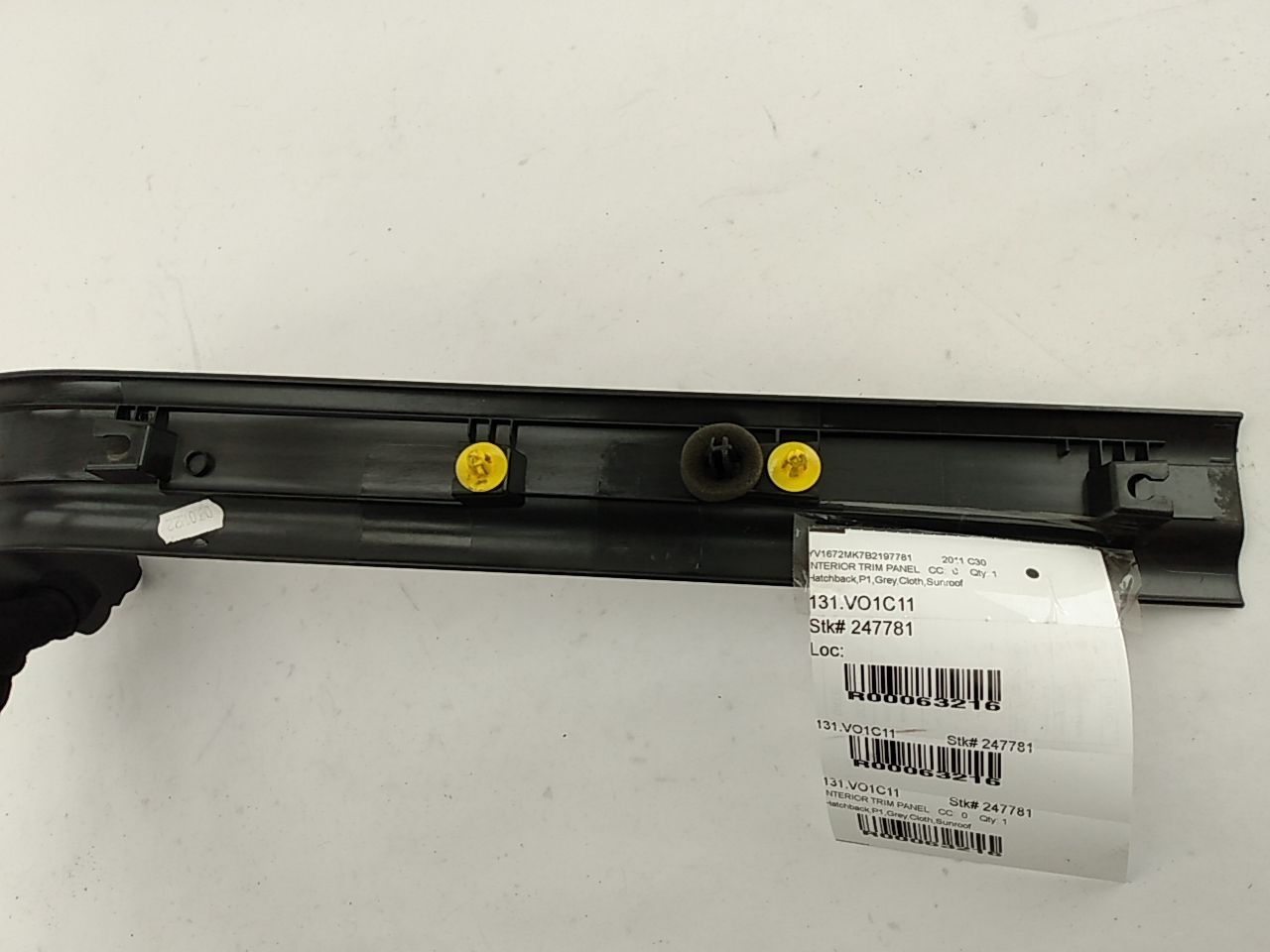 Volvo C30 Front Right Exterior Door Sill Trim