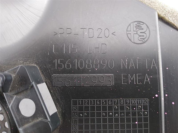 Alfa Romeo Giulia Left Dash Lower Knee Panel Trim Cover
156108890