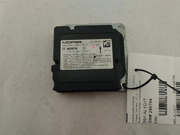 Alfa Romeo Giulia Restraint Control Module
50548494
C861