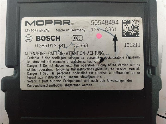 Alfa Romeo Giulia Restraint Control Module
50548494
C861