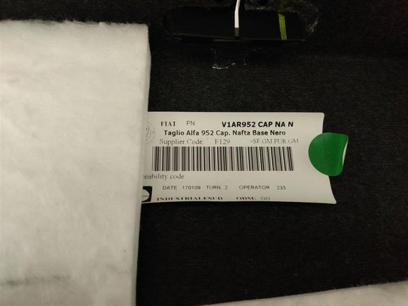 Alfa Romeo Giulia Rear Deck Shelf Tray Panel
V1AR952