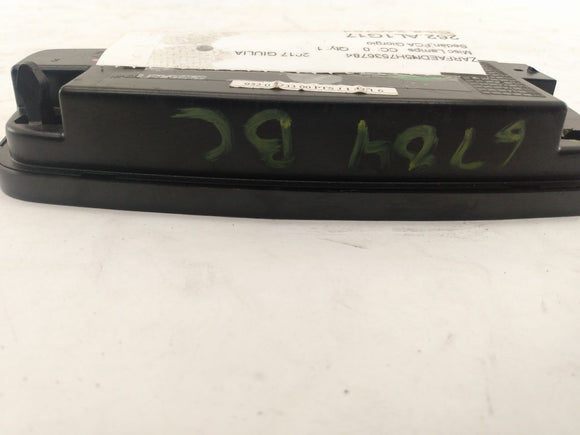 Alfa Romeo Giulia Rear Center Dome Lamp Assembly