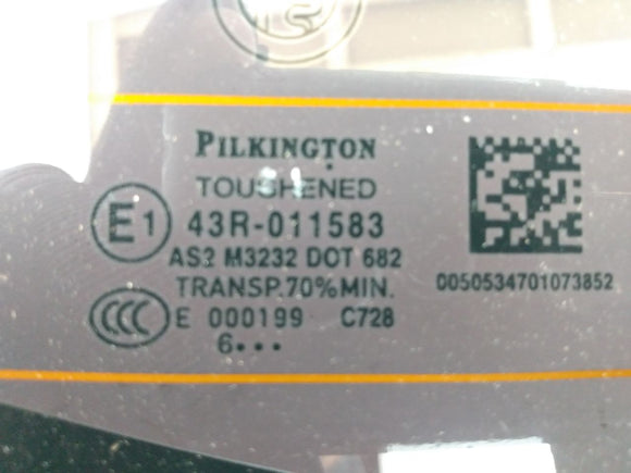 Alfa Romeo Giulia Rear Windshield Glass Back Glass 43R011583