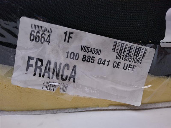 Volkswagen Eos Rear Bench Seat Back Upper Portion