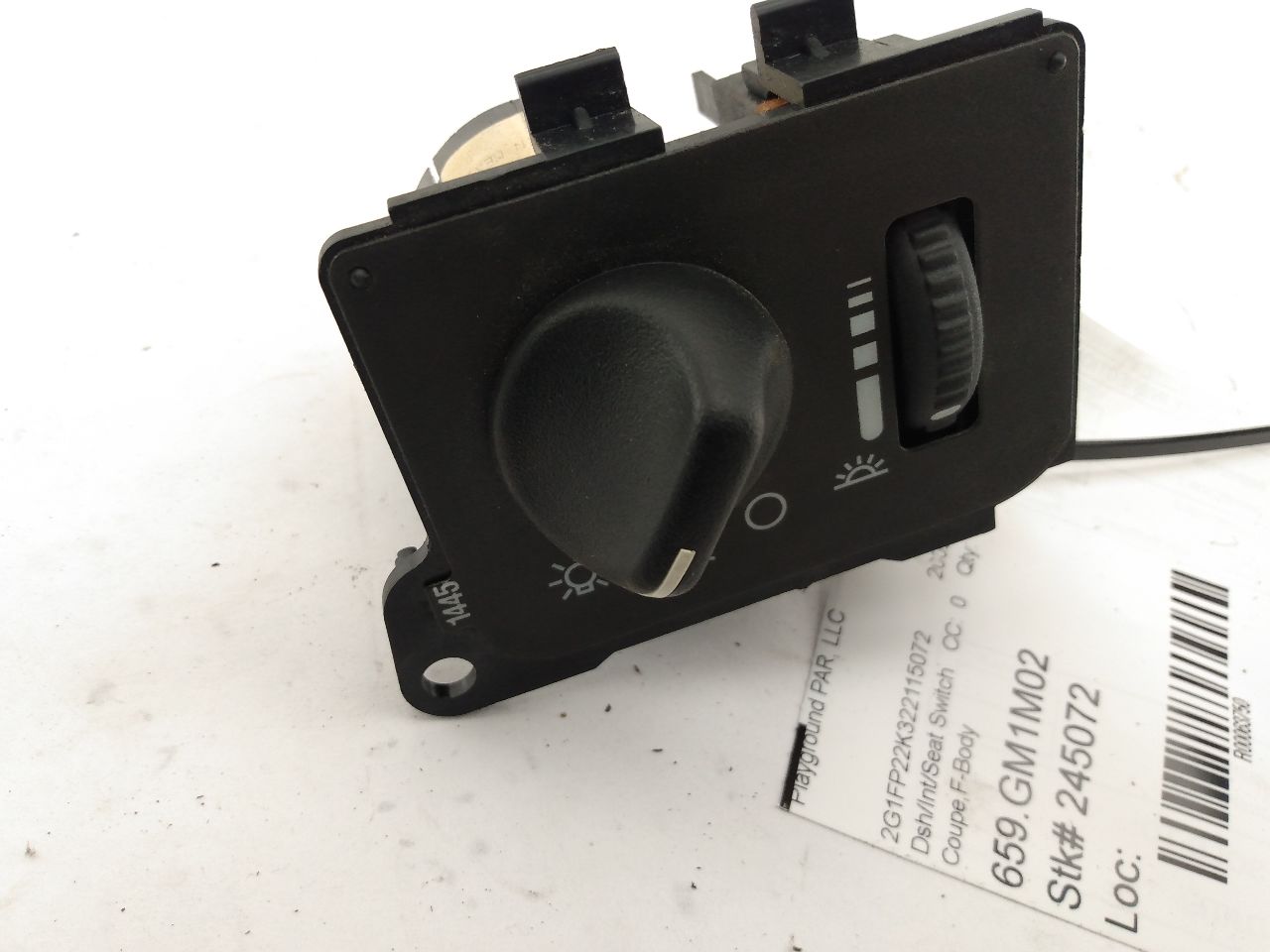 Chevrolet Camaro Headlight Switch