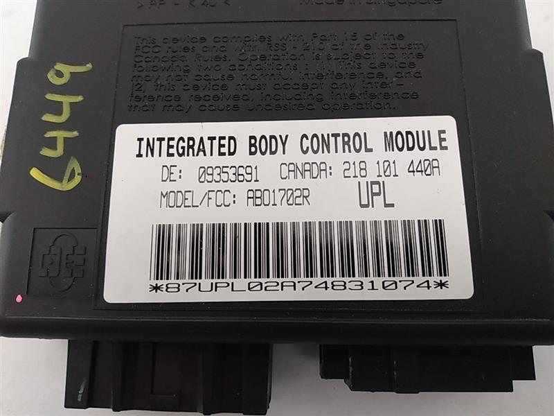 Pontiac Firebird Body Control Module