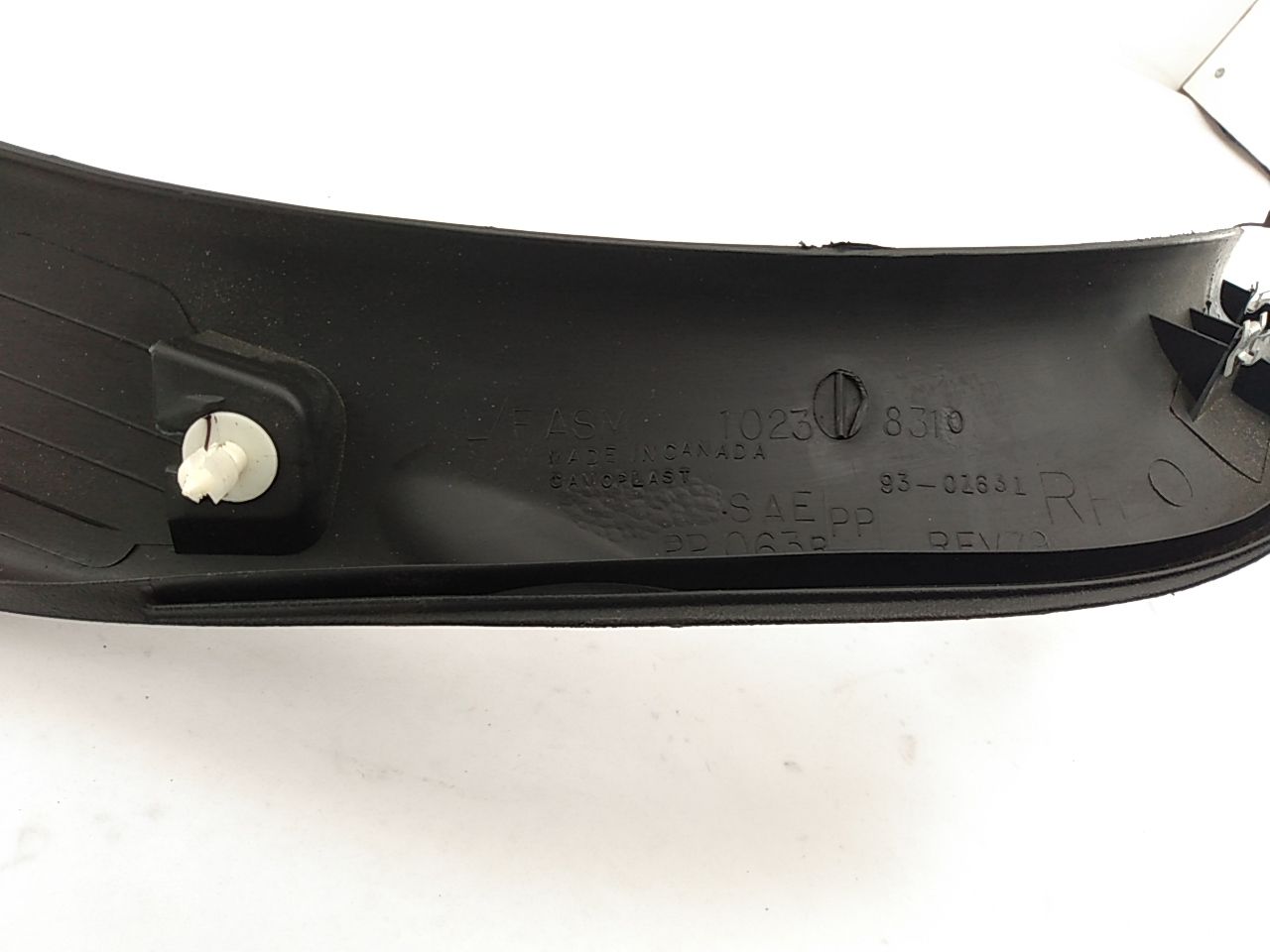 Chevrolet Camaro Rear Right Trunk Window Trim