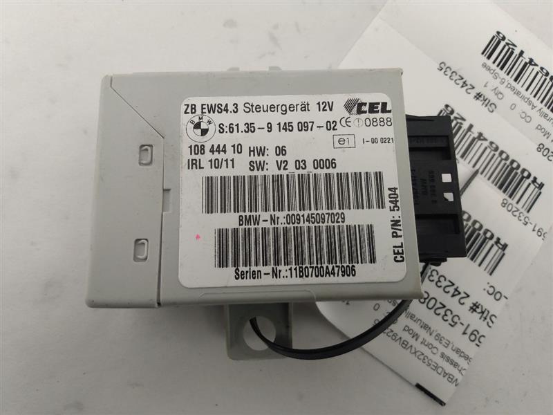 BMW 540I Ignition Immobilizer Module - 0