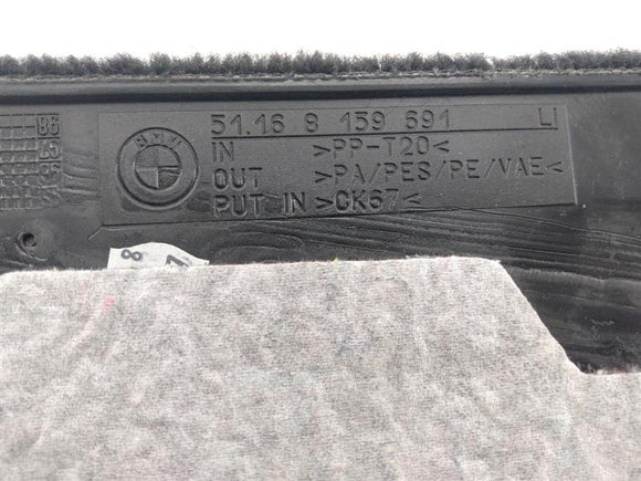 BMW 540I Center Console Side Carpet Trim Pair