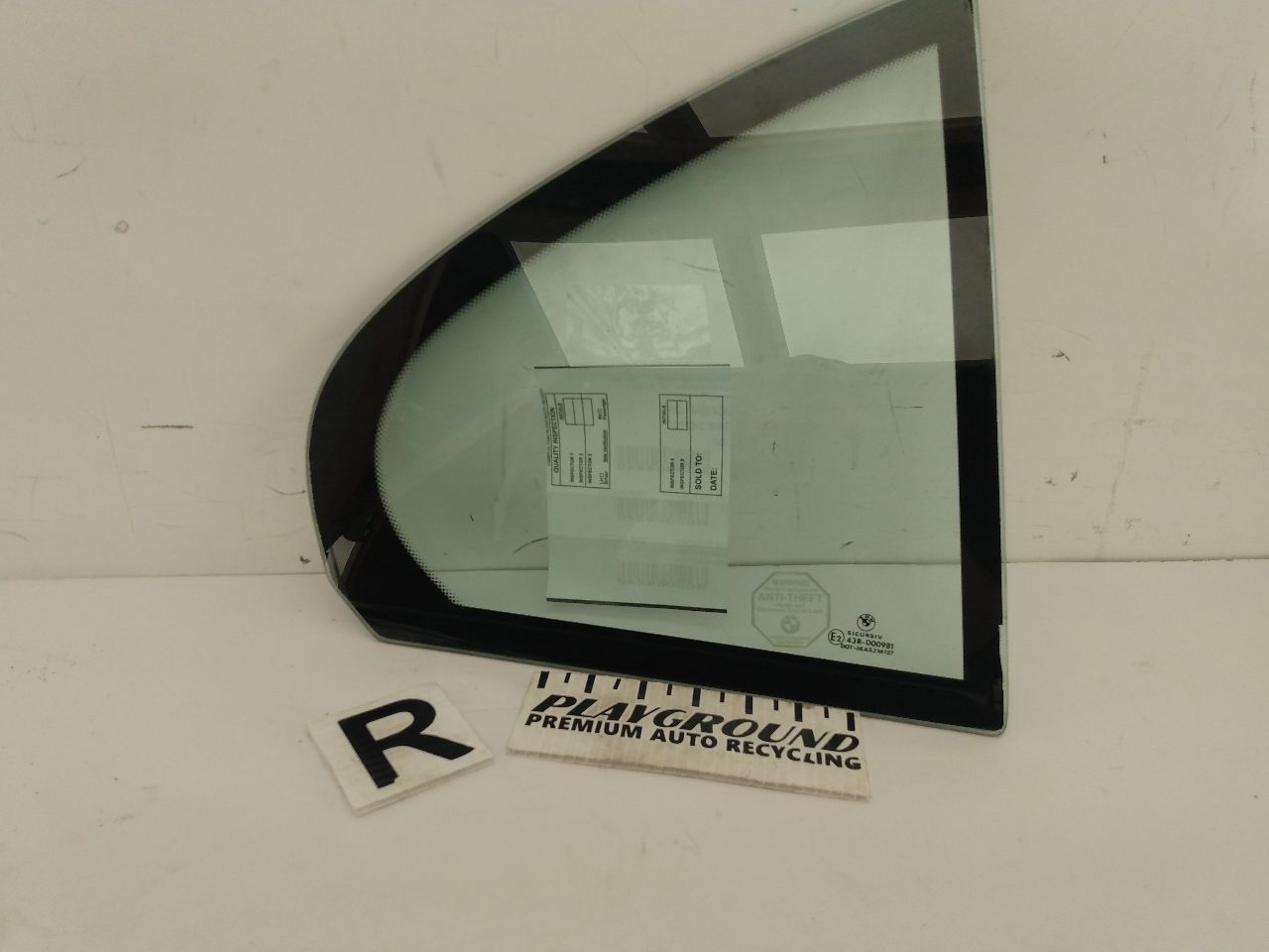 BMW 540I Rear Right Quarter Glass