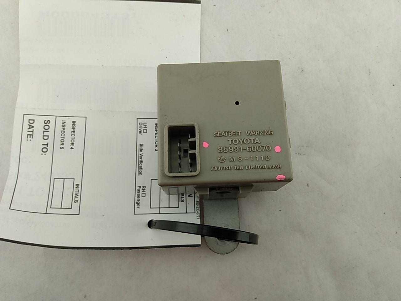 Toyota Land Cruiser Seat Belt Warning Module | Playground PAR
