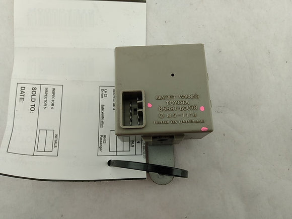 Toyota Land Cruiser Seat Belt Warning Module