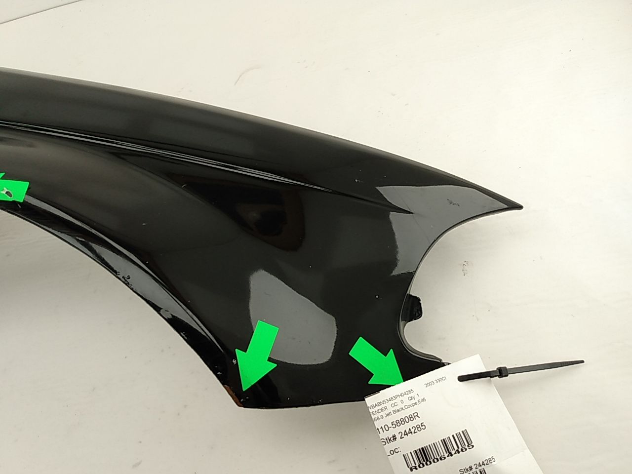 BMW 330Ci Front Right Fender