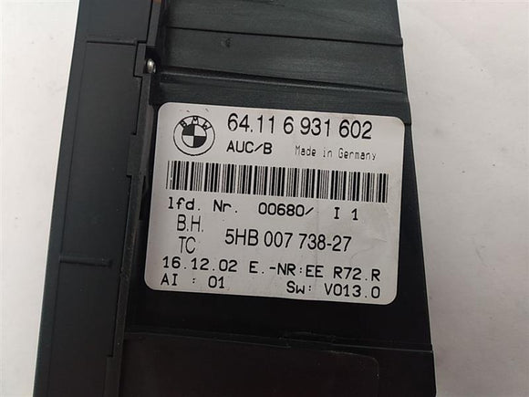 BMW 330Ci Climate Control