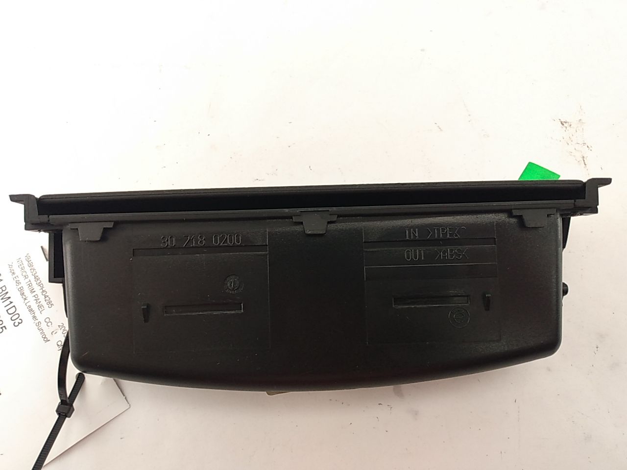 BMW 330Ci Center Console Storage