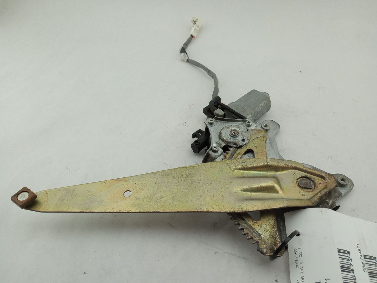 Lexus IS300 Rear Left Window Regulator and Motor