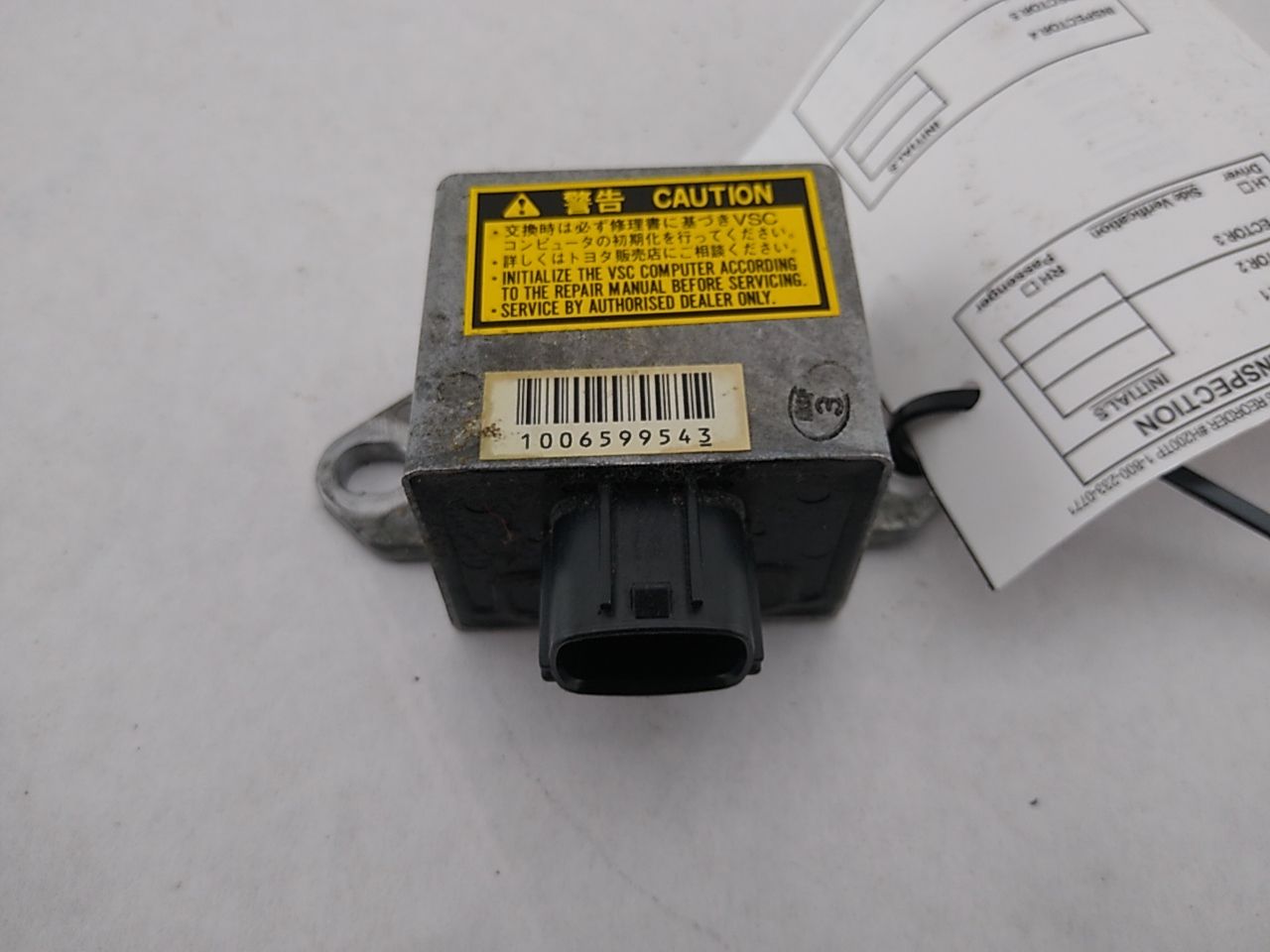 Lexus IS300 Yaw Rate Sensor