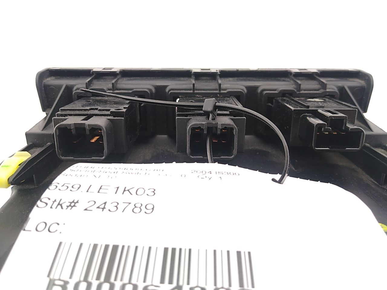 Lexus IS300 Traction Control And Heat Switch Panel