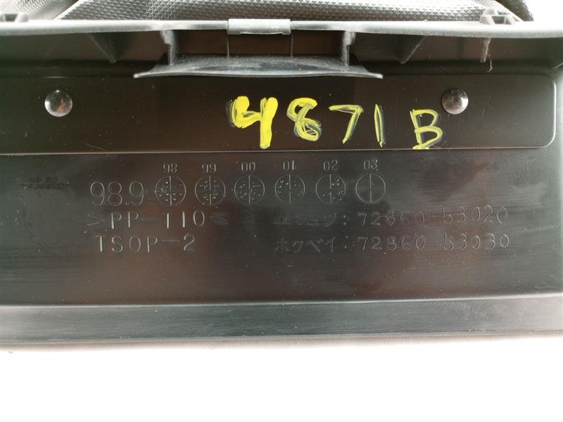 Lexus IS300 Rear Trunk Ski Storage Compartment Assembly