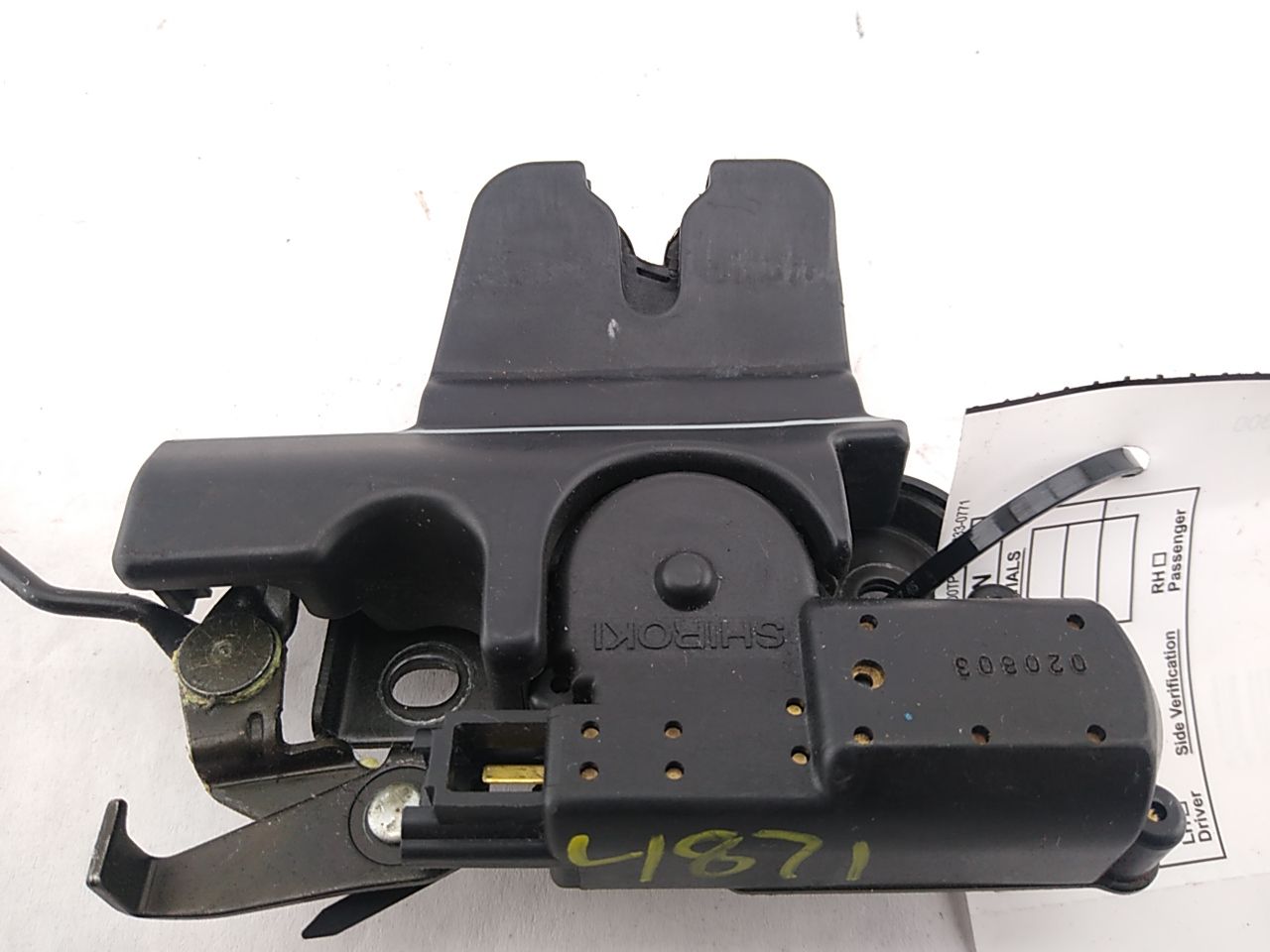 Lexus IS300 Trunk Latch Deck Lid Latch