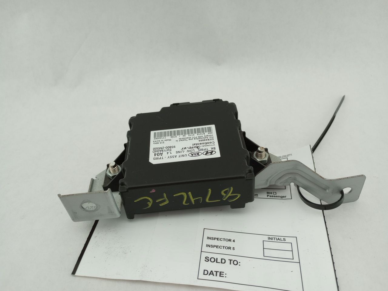 Hyundai Genesis Suspension Control Module - 0