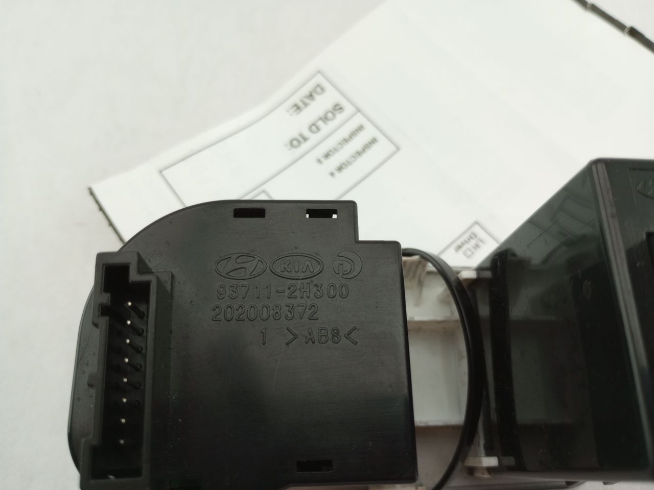 Hyundai Genesis Traction Control Switch