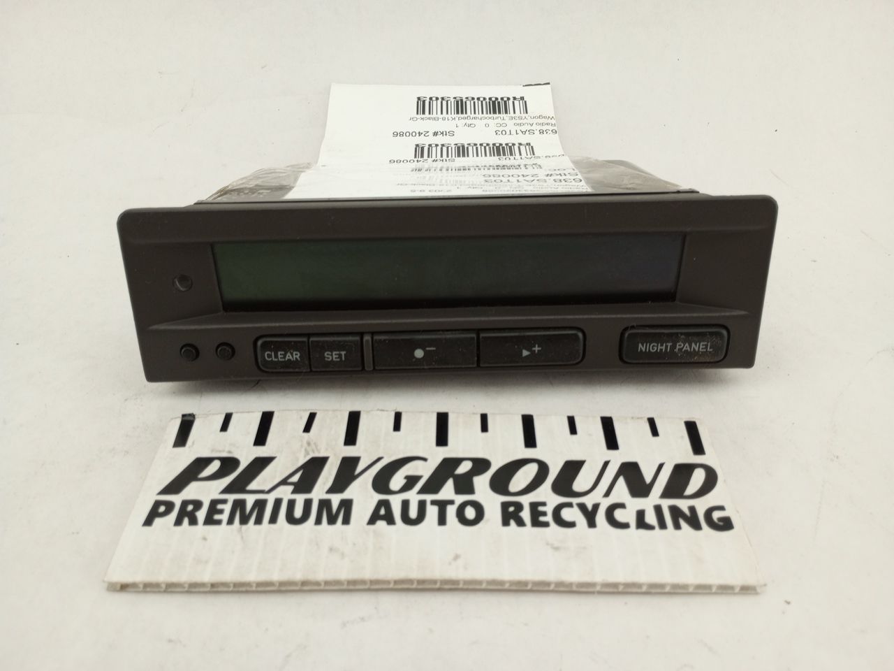 Saab 9-5 Digital Clock Display