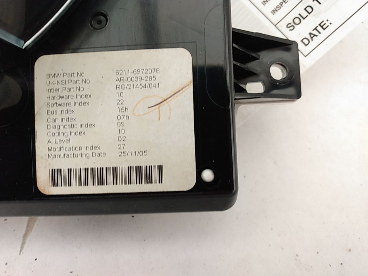 Mini Cooper S Speedometer